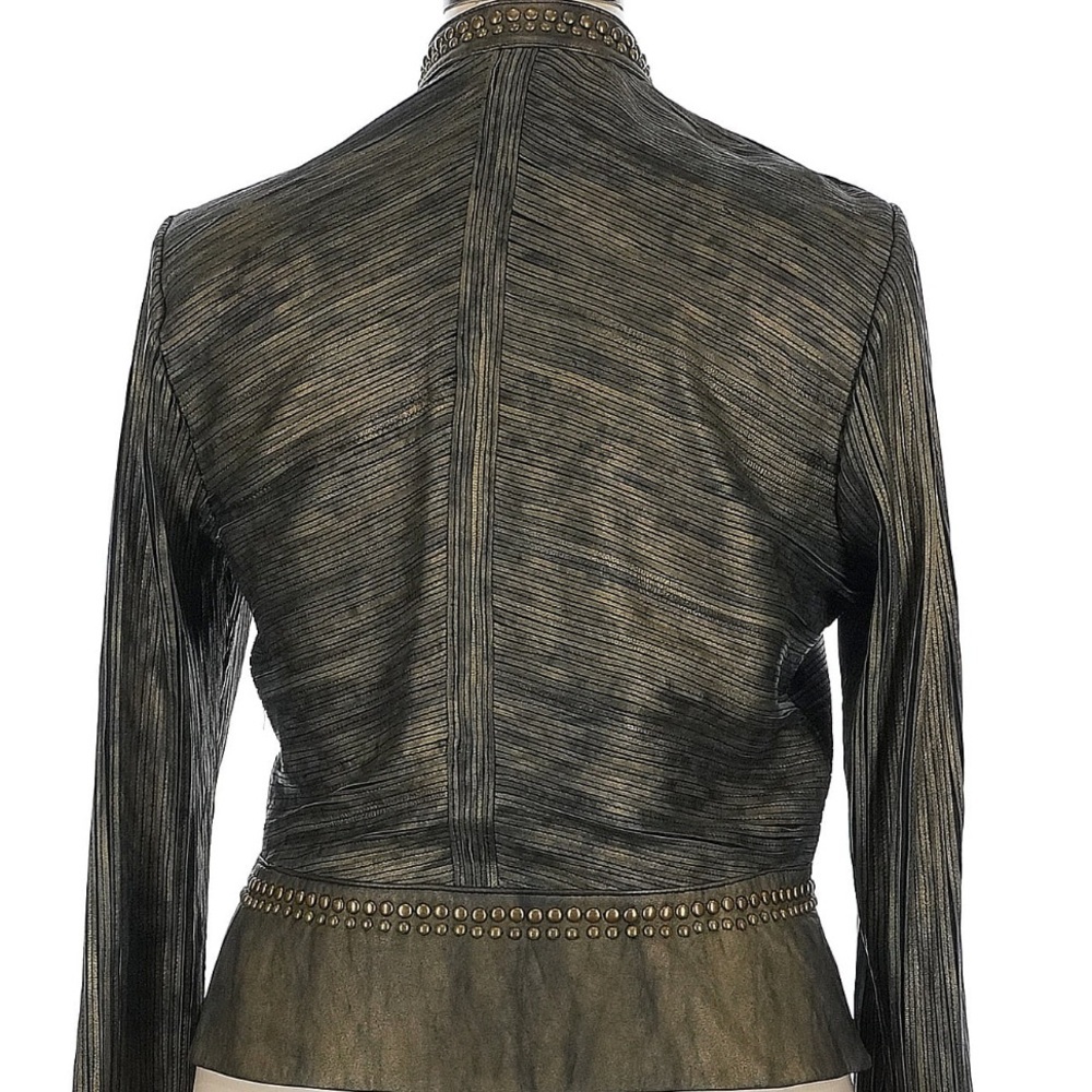 Double D Ranch Mabel heavily embellished, leather jacket NWT - Picture 10 of 16